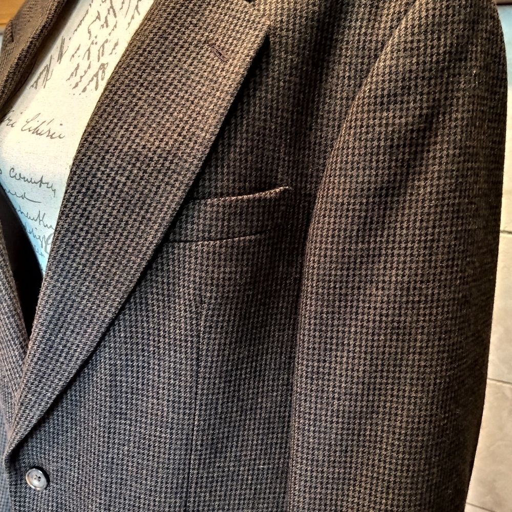 Oscar de la Renta Wool Sports Coat 42 R - Picture 1 of 15